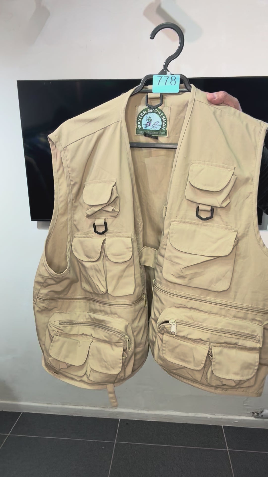 CHAQUETA DE PESCA TALLA XL